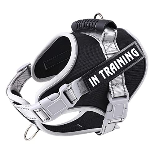 ZIBUYU Dog Vest Harness for Dogs 23-30kg with Safety Reflective Strip Quick Release Buckle Adjustable Size Easy Control Handle for Medium Large Dogs(XL) ZIBUYU Dog Vest Harness for Dogs 23-30kg with Safety Reflective Strip Quick Release Buckle Adjustable Size Easy Control Handle for Medium Large Dogs(XL)